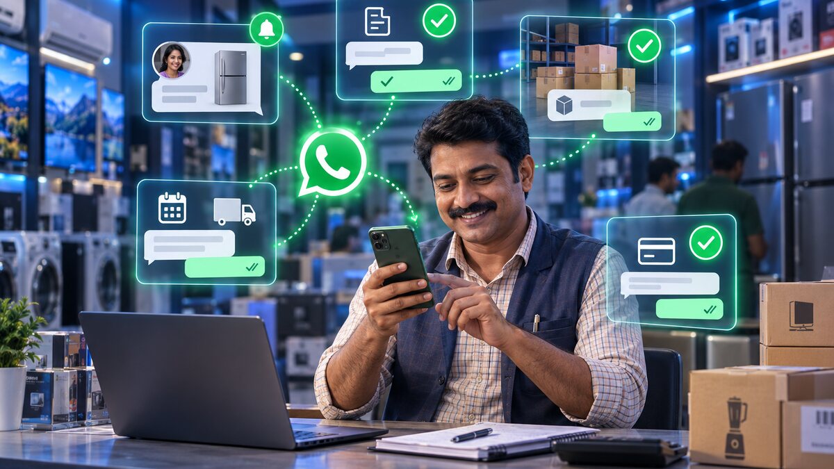 Bringing a dealer network online over WhatsApp